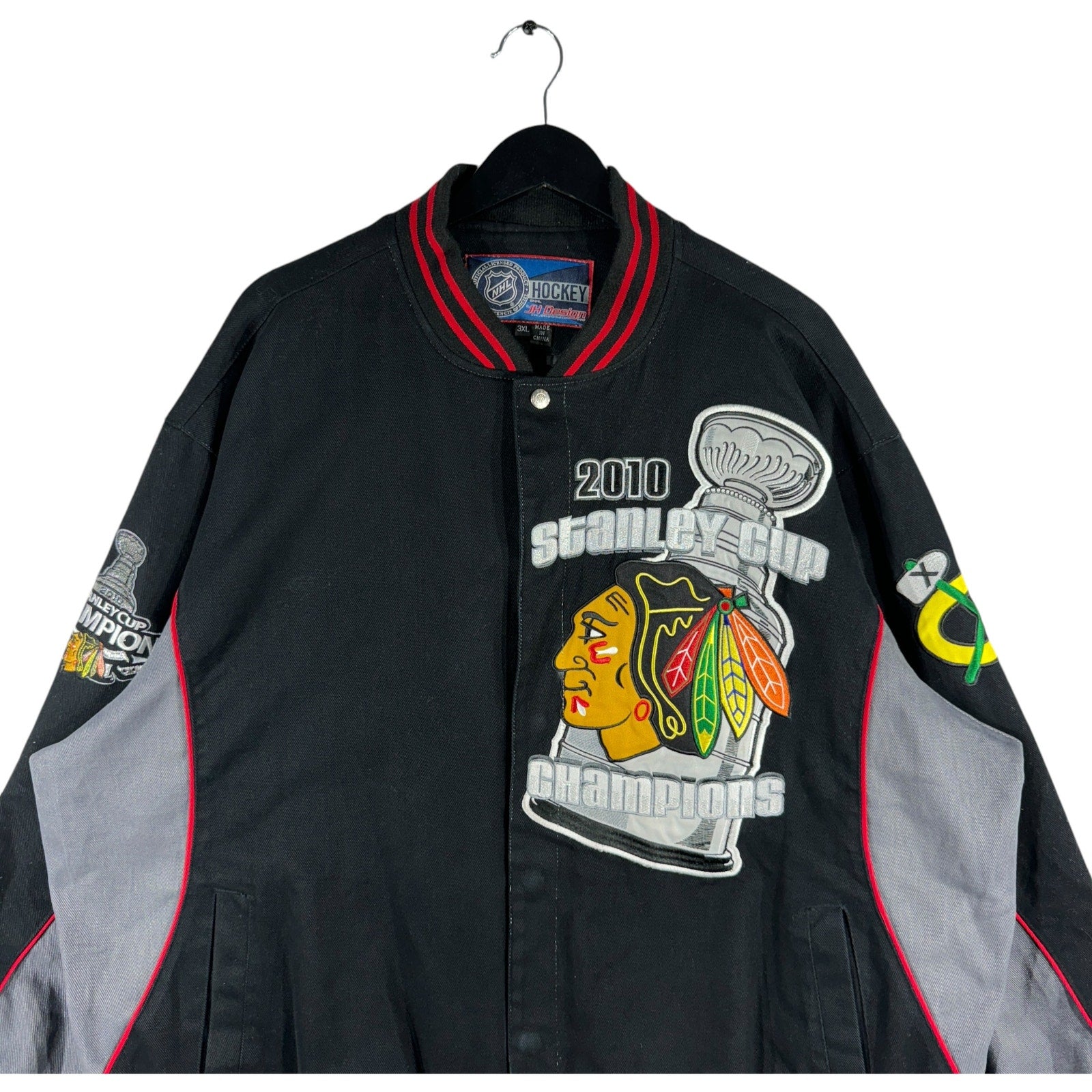 Jeff Hamilton Chicago Blackhawks "Stanley Cup Champions" Jacket