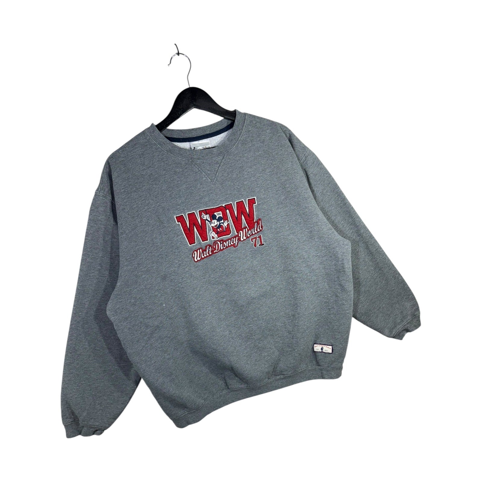 Vintage Walt Disney World 71 WDW Mickey Mouse Crewneck