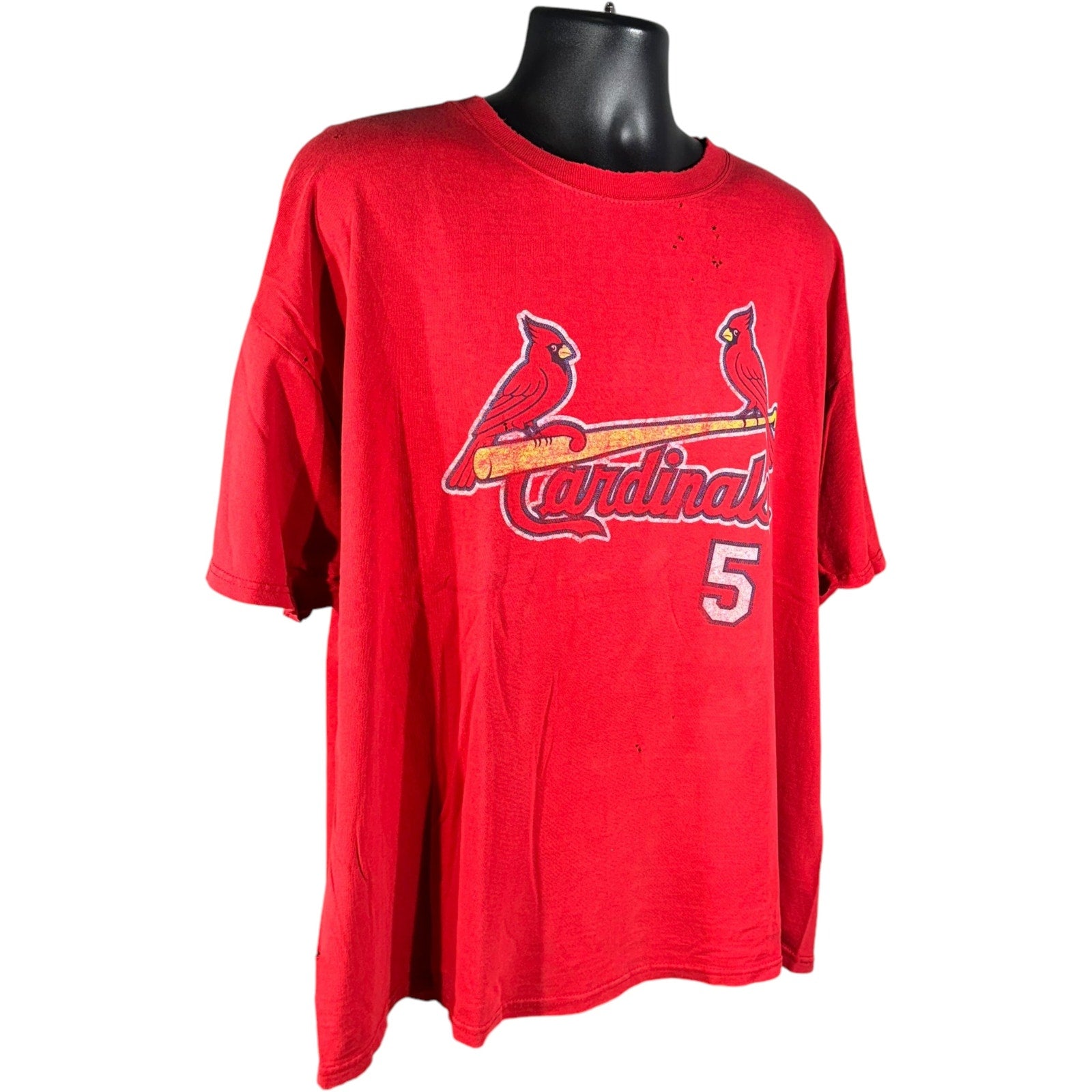 Vintage St. Louis Cardinals #5 Albert Pujols Tee 2004