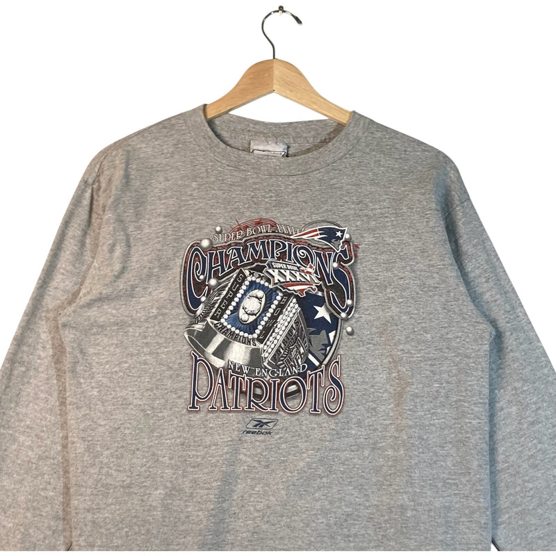 Vintage New England Patriots Super Bowl Champions Long Sleeve