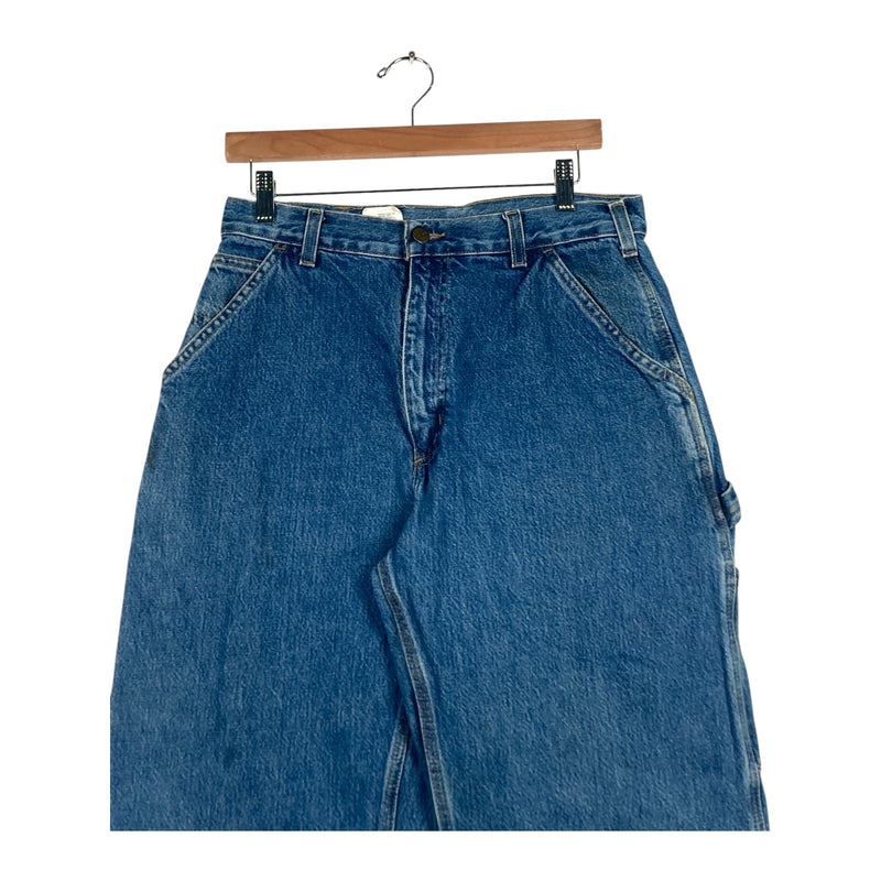 Vintage Carhartt Denim Carpenter Shorts 33