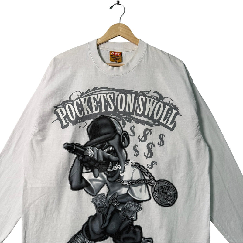 Vintage "Pockets on Swoll" Rapper Long Sleeve