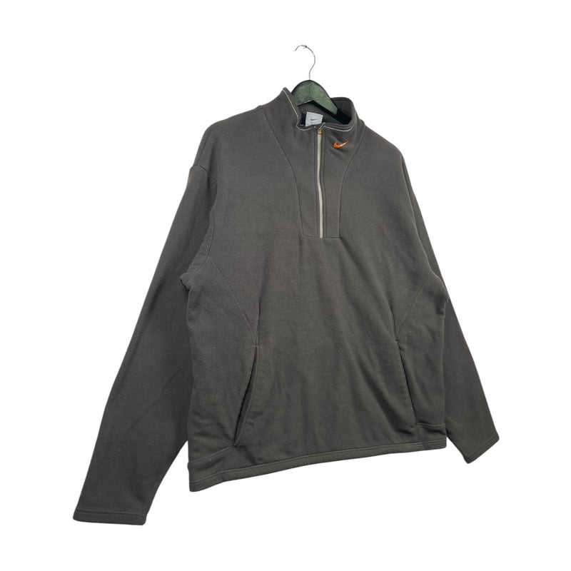 Vintage Nike Swoosh Logo 1/4 Zip Sweatshirt