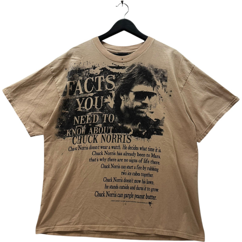 Vintage"Facts You Need To Know About Chuck Norris"Tee