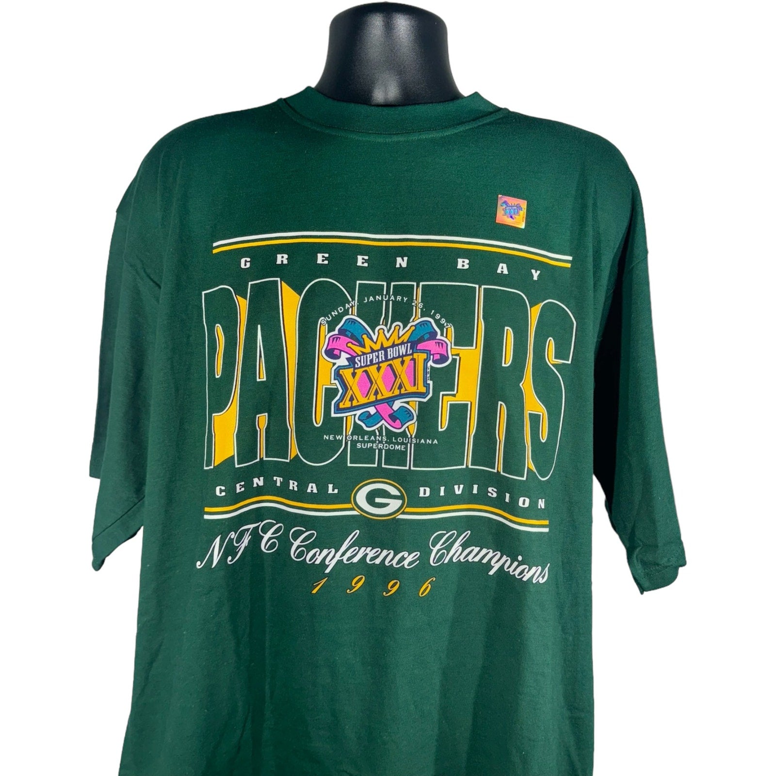 Vintage Green Bay Packers Conference Champions Tee 1996