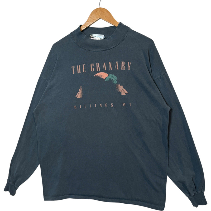 Vintage The Granary Billings Montana Souvenir Long Sleeve