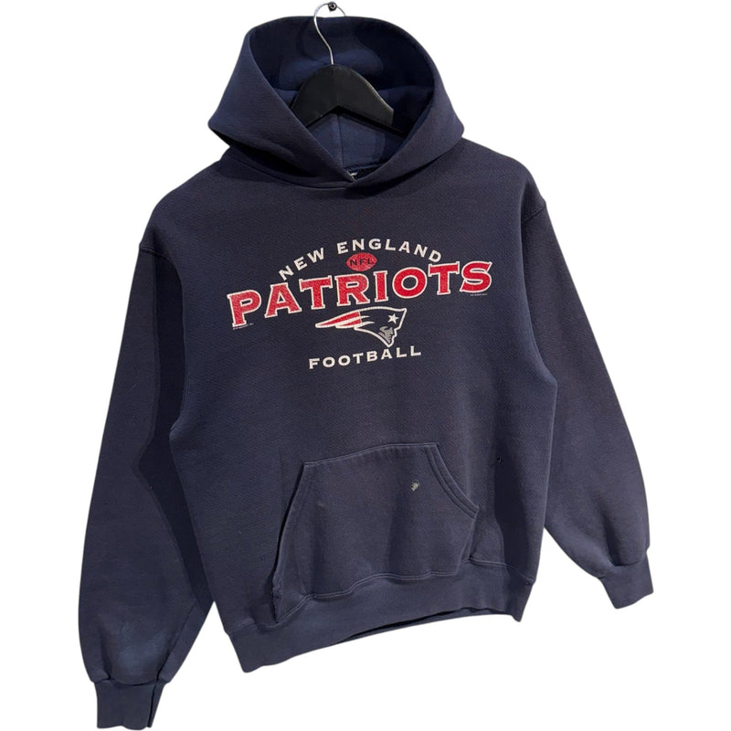 Vintage New England Patriots Spellout NFL Hoodie