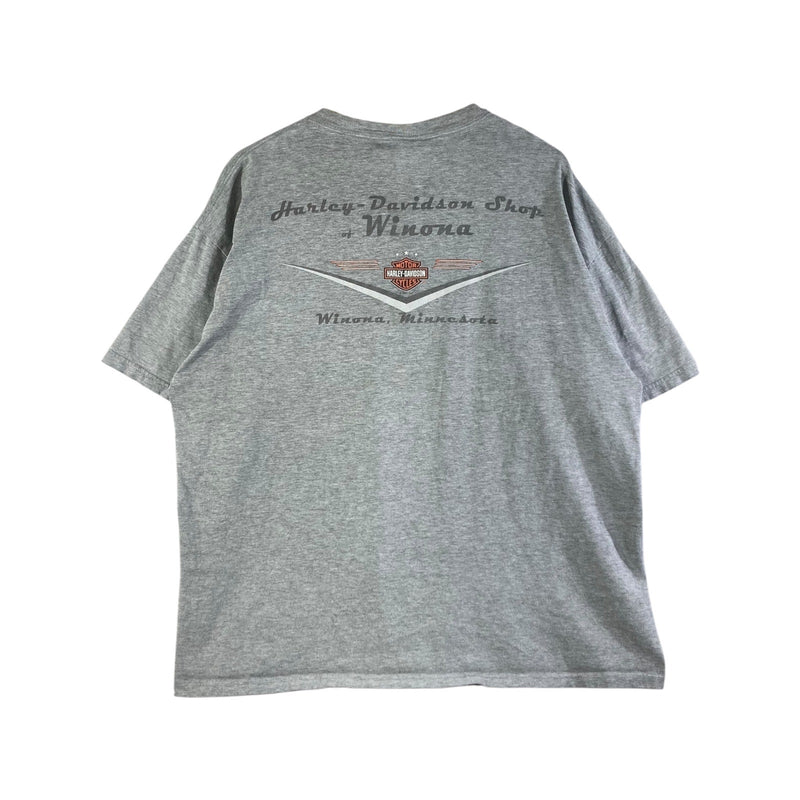 Vintage Harley Davidson Winona Minnesota Pocket T-Shirt