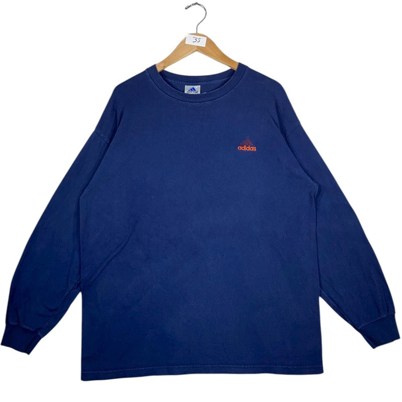 Vintage Adidas Solid Long Sleeve T-shirt