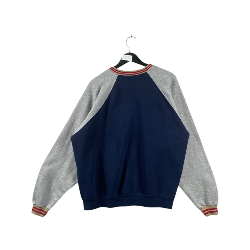 Vintage Disney Mickey Mouse Colorblock Raglan Crewneck