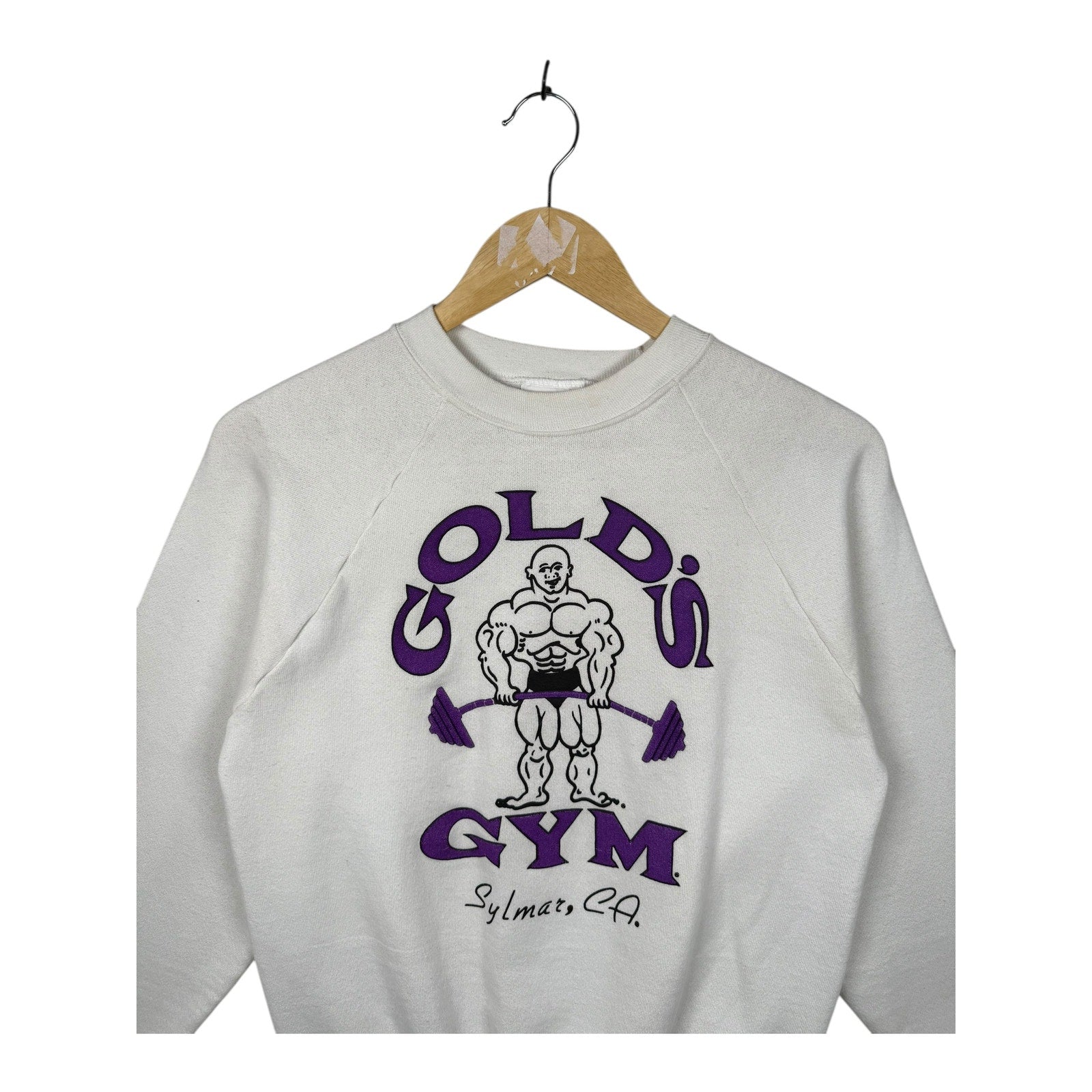 Vintage Gold’s Gym Sylmar CA Bodybuilder Crewneck