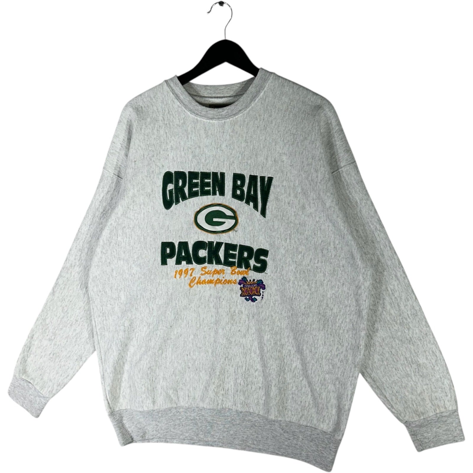 Vintage Legends Athletic Green Bay Packers Super Bowl Crewneck