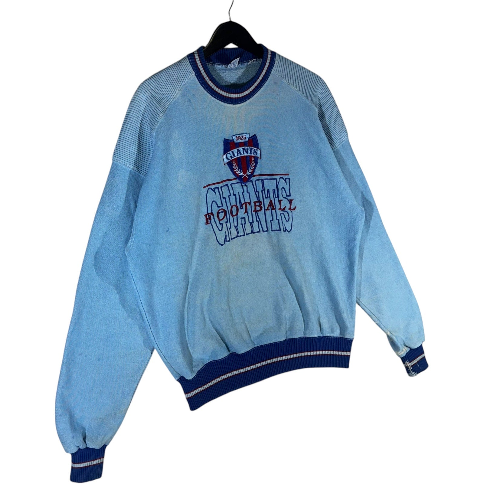 Vintage New York Giants Embroidered NFL Crewneck 90s