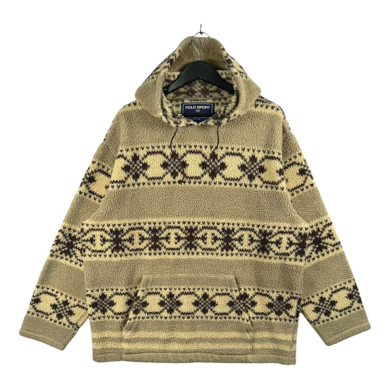 Vintage Polo Sport Ralph Lauren Sherpa Aztec Hoodie