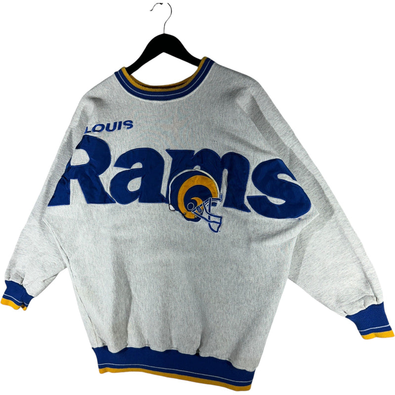 Vintage St. Louis Rams Spellout NFL Crewneck