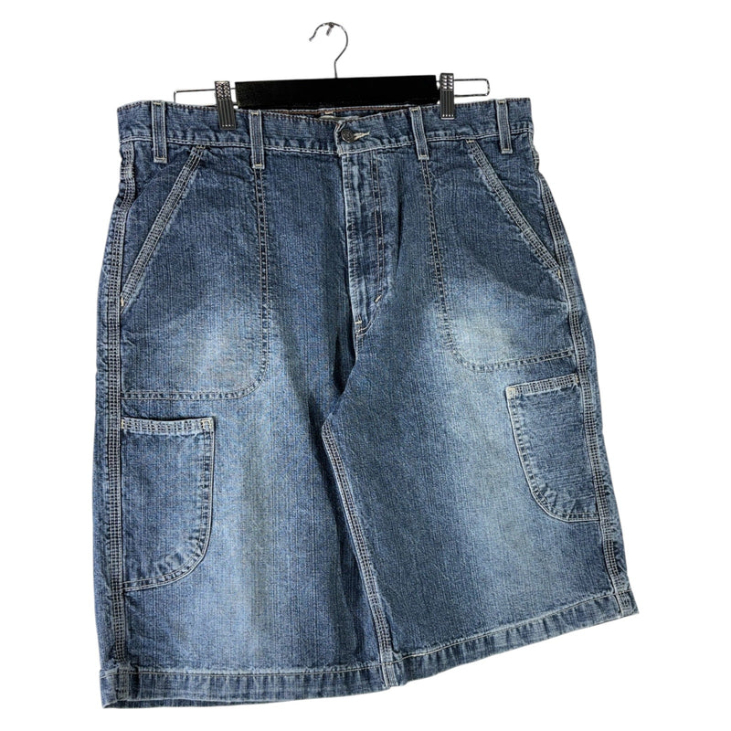 Vintage Wide Leg Denim Shorts 38