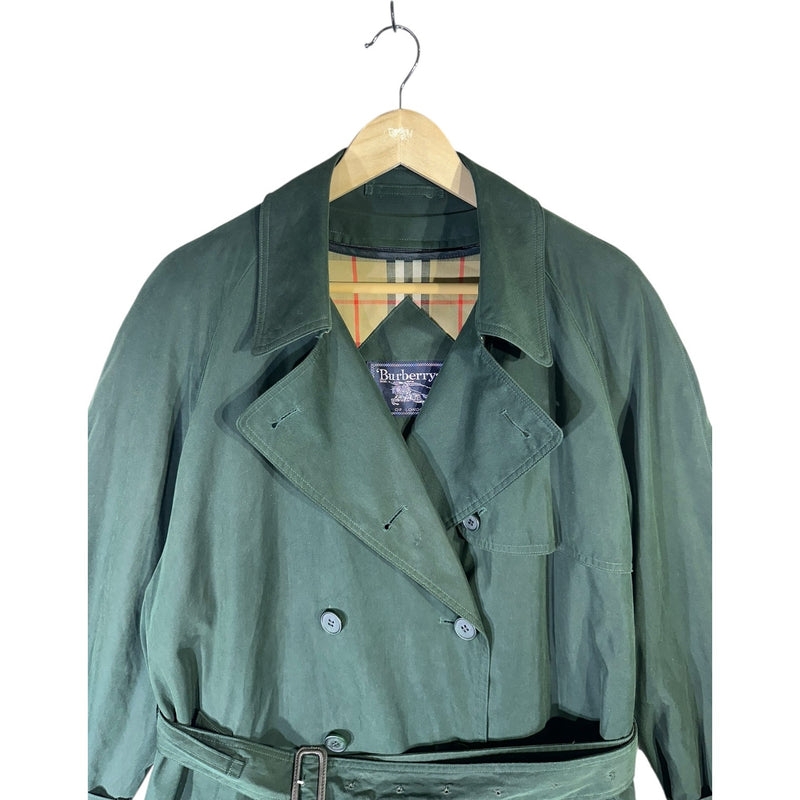 Vintage Women's Burberry's Wool Belted Trench Coat