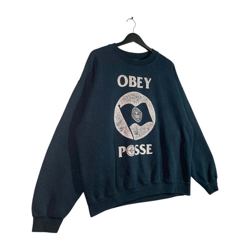 Vintage Obey Posse Sweater Crewneck Large