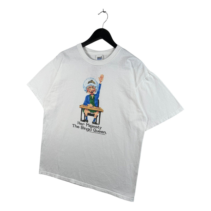 Vintage Her Majesty Funny Graphic T-Shirt