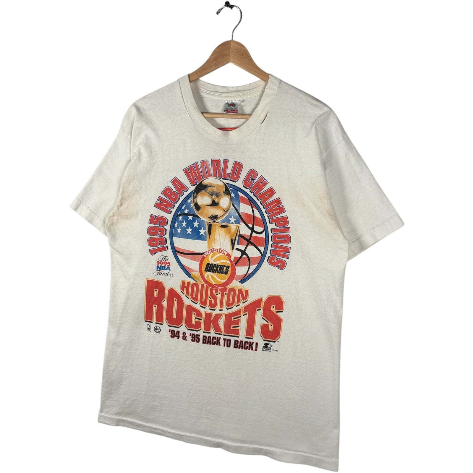 Vintage Houston Rockets Championship NBA Tee