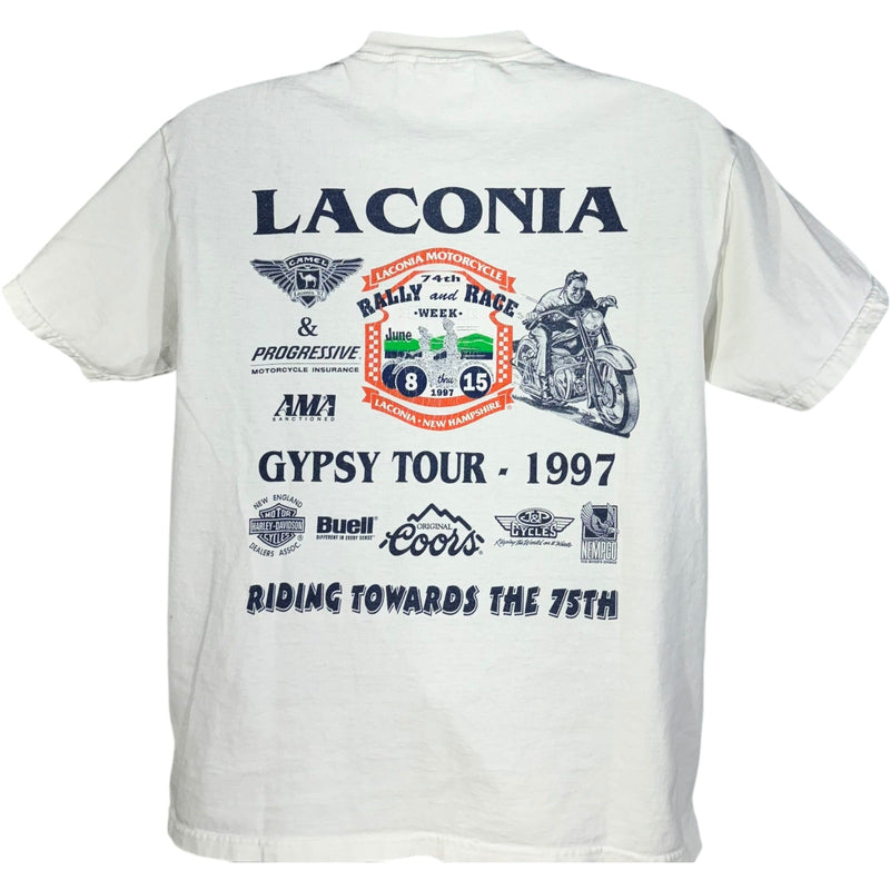 Vintage Laconia Motorcycle Week Tee 1997