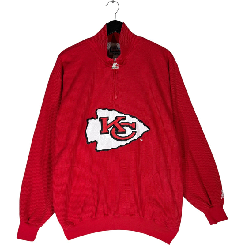 Vintage Starter Kansas City Chiefs Chest Logo NFL Crewneck