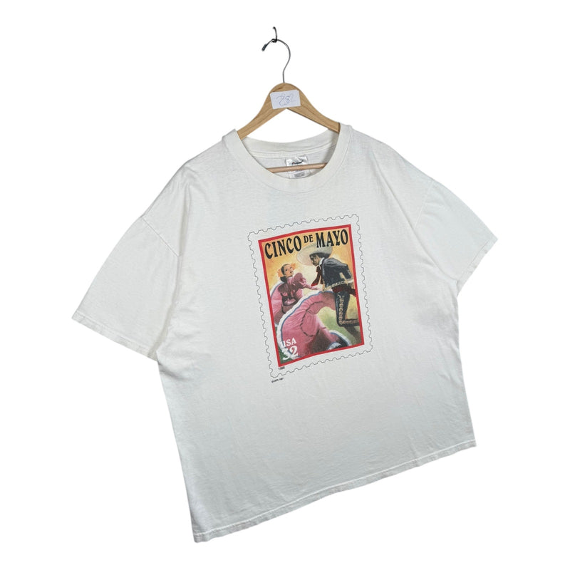 Vintage Cinco de Mayo USA Stamp T-Shirt
