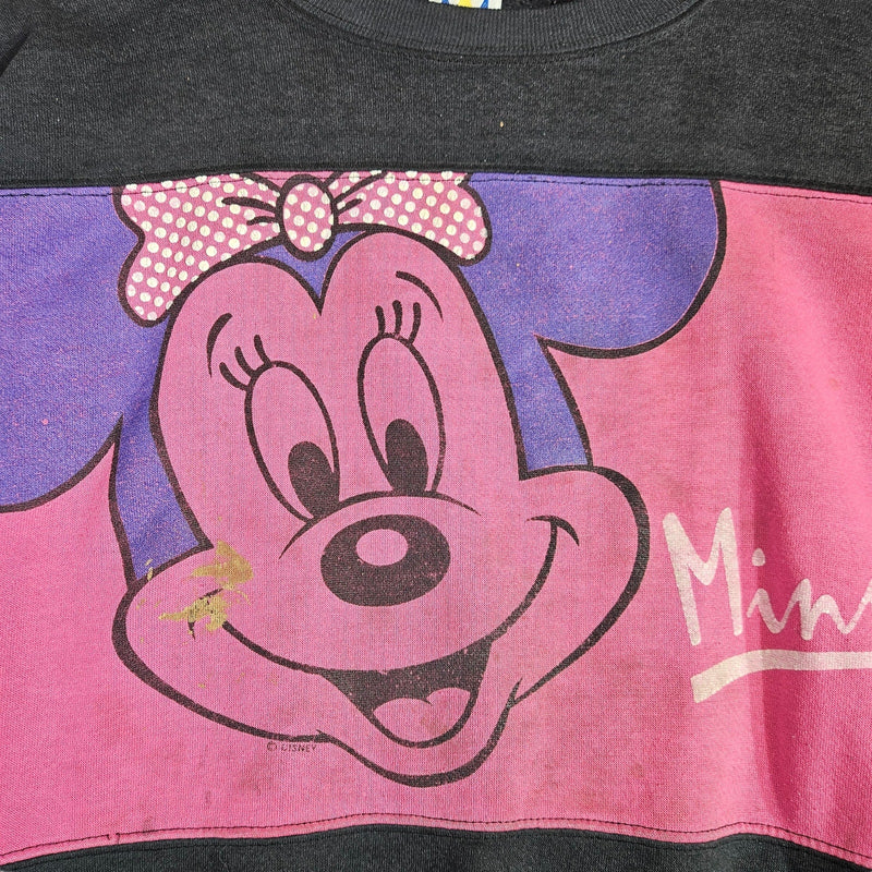 Vintage Disney Minnie Mouse Colorblock Crewneck