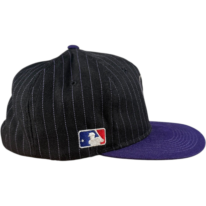 Vintage Sports Specialties Colorado Rockies Pin Stripe Snapback Hat