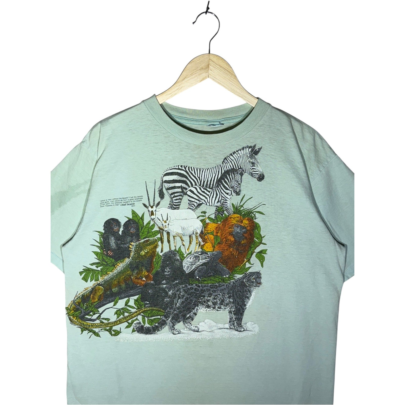 Vintage Animals Short Sleeves T-Shirt