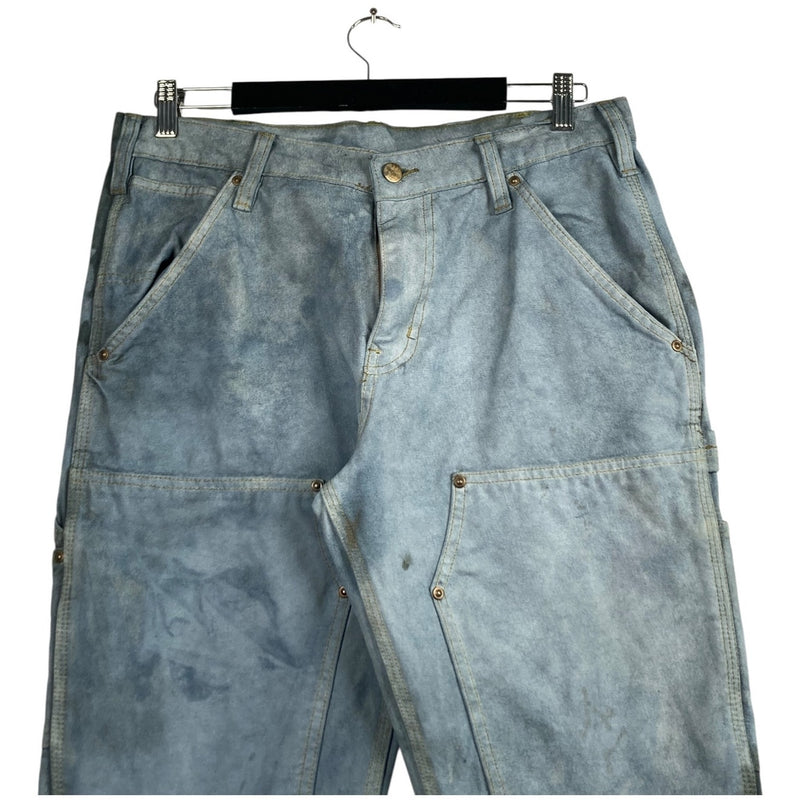 Vintage Carhartt Raw Hem Relaxed Carpenter Cargo Shorts 34
