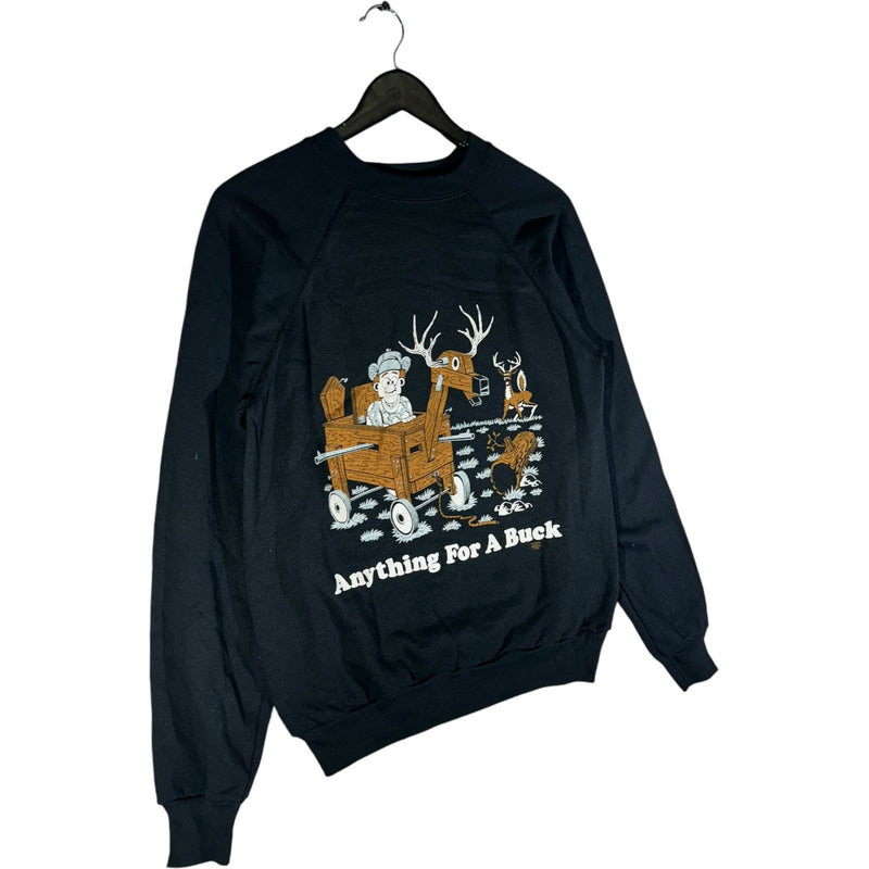 Vintage Anything For A Buck Comedic Hunting Crewneck 90's