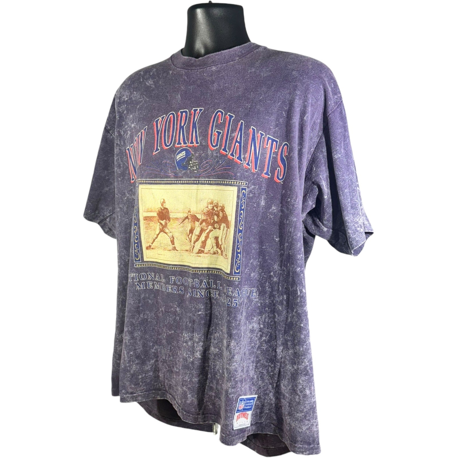 Vintage New York Giants " NFL Members Since 1925 " Nutmeg Tee