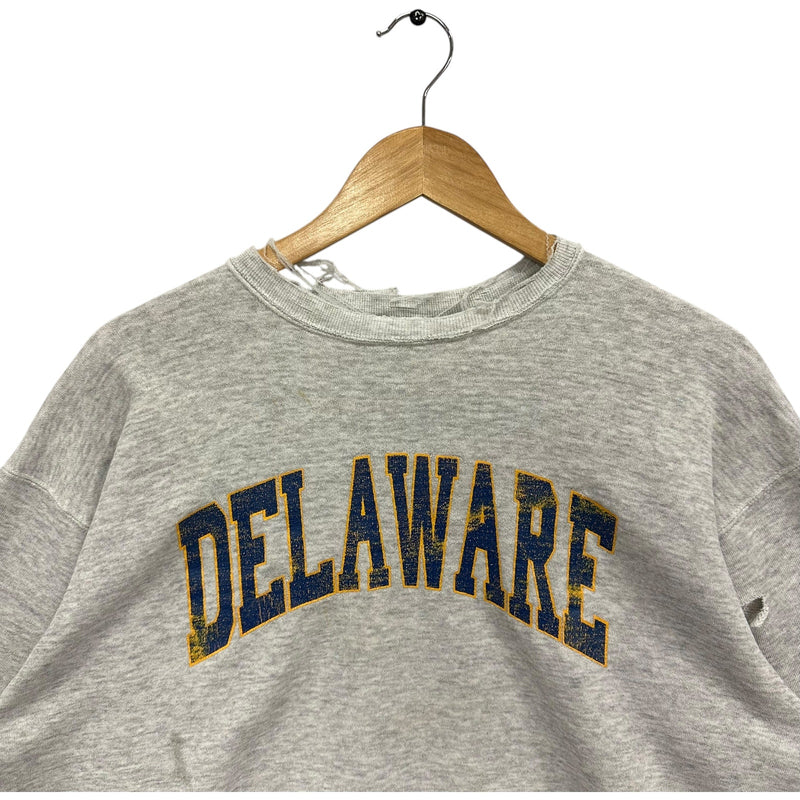 Vintage Discus Delaware Spellout Crewneck 90s