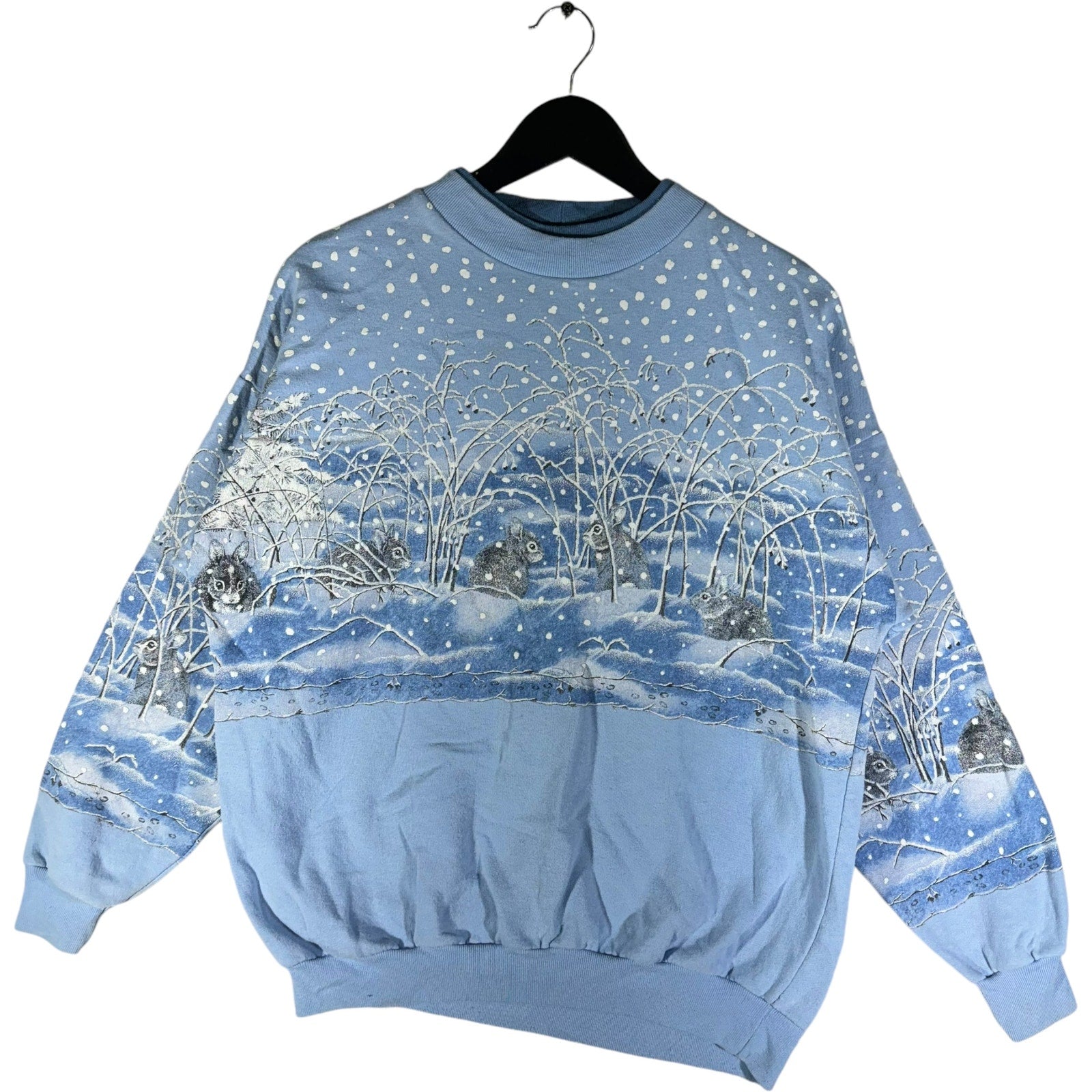 Vintage Winter Nature AOP Crewneck