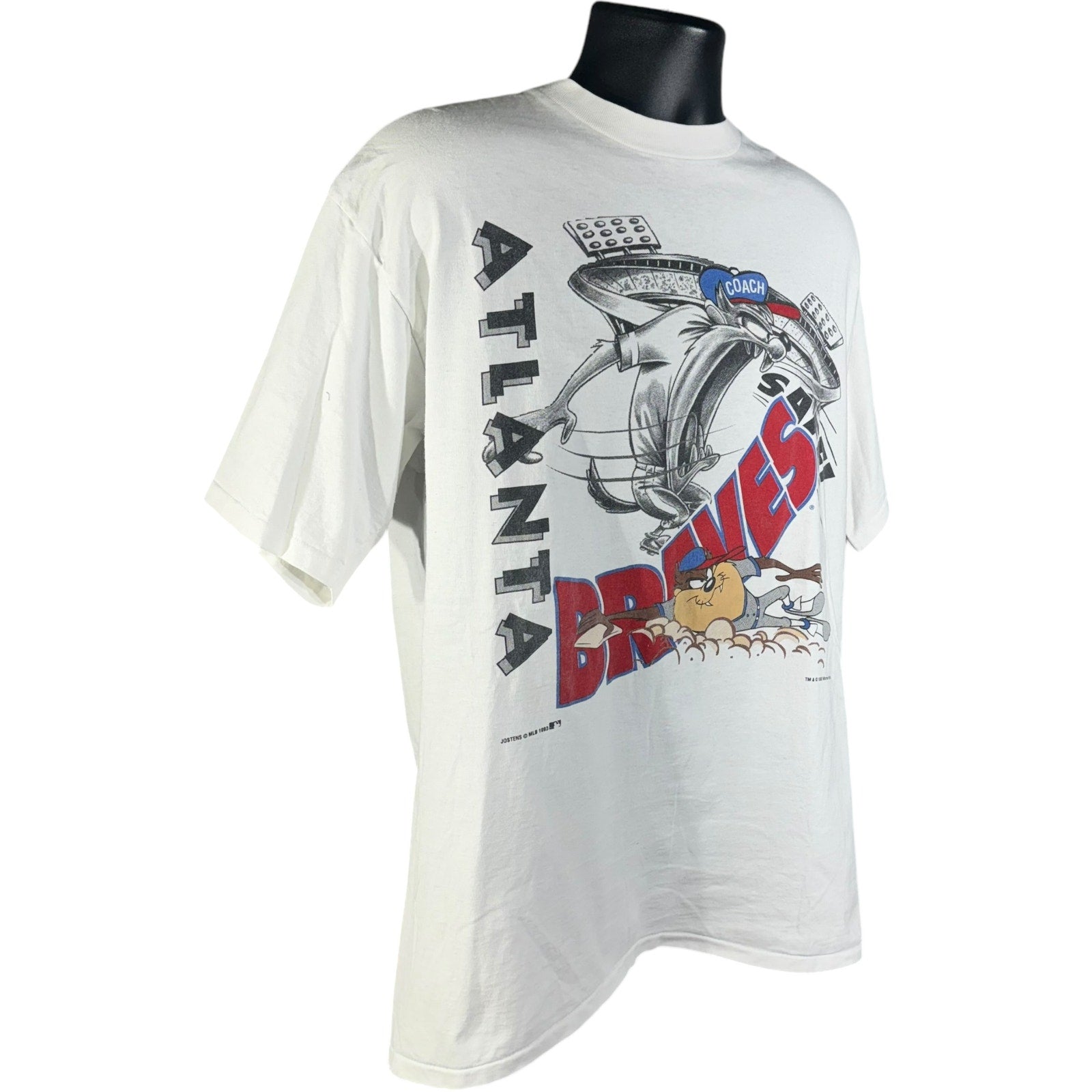 Vintage Atlanta Braves Taz Looney Tunes Tee