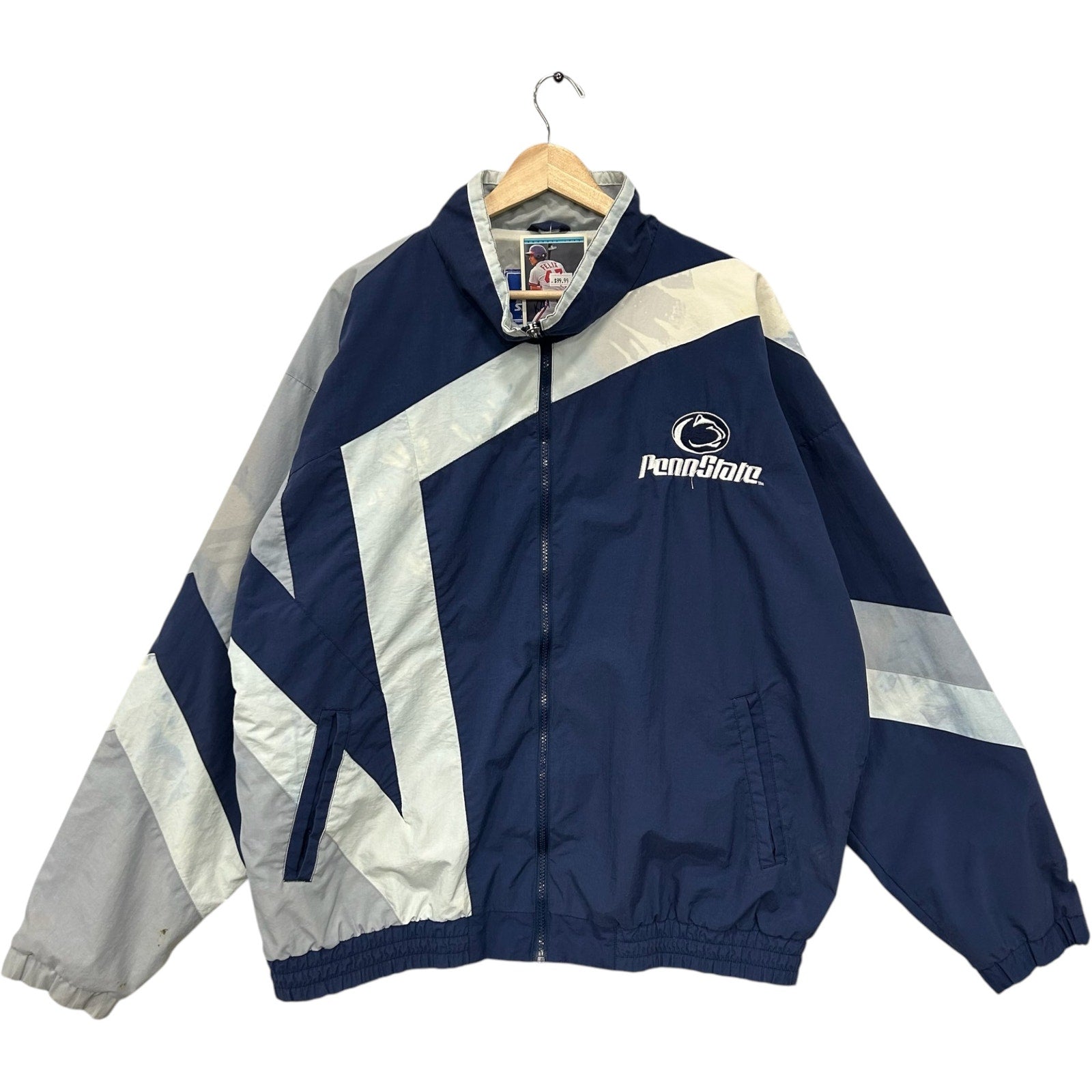 Vintage Starter Penn State University Full Zip Windbreaker