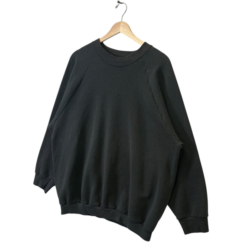 Vintage Fruit of the Loom Black Crewneck