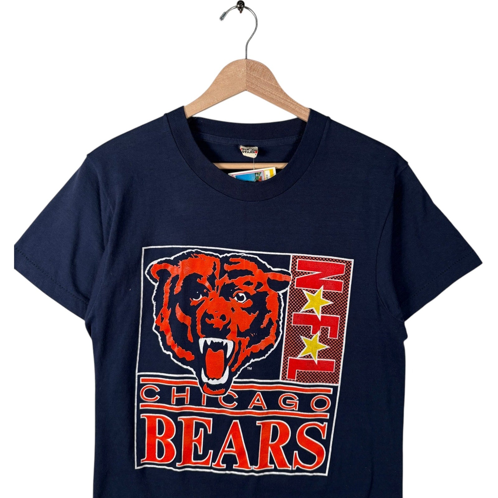 Vintage Chicago Bears Spellout NFL Tee 90s