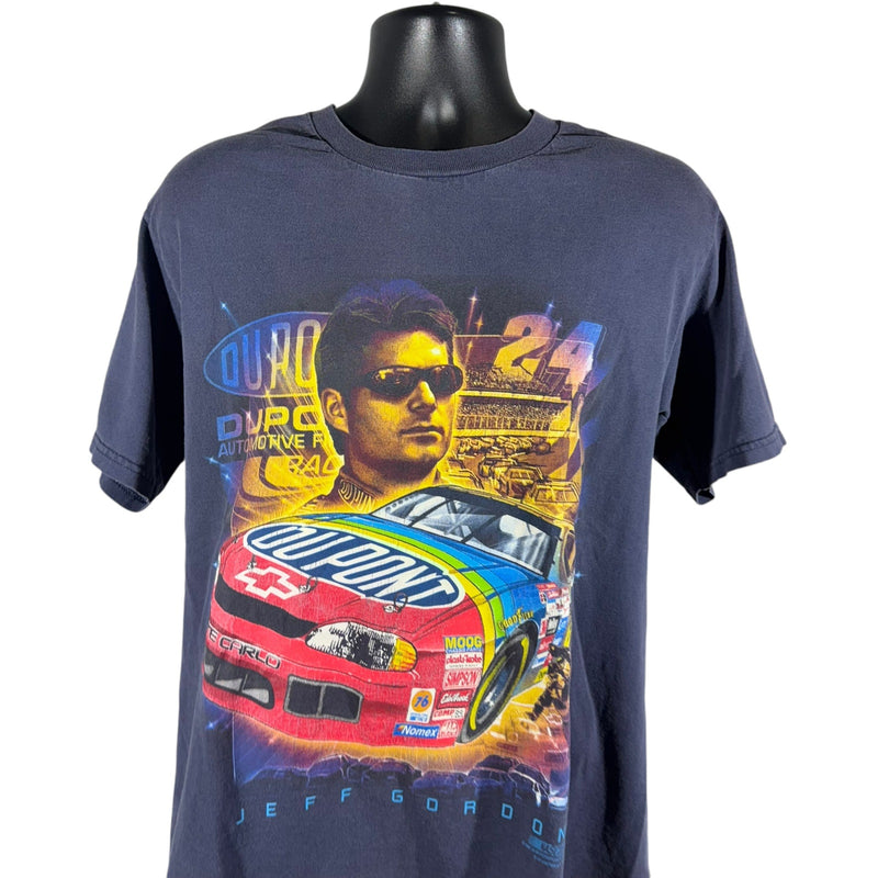 Vintage NASCAR Jeff Gordon DuPont Monte Carlo 24 Racing Tee