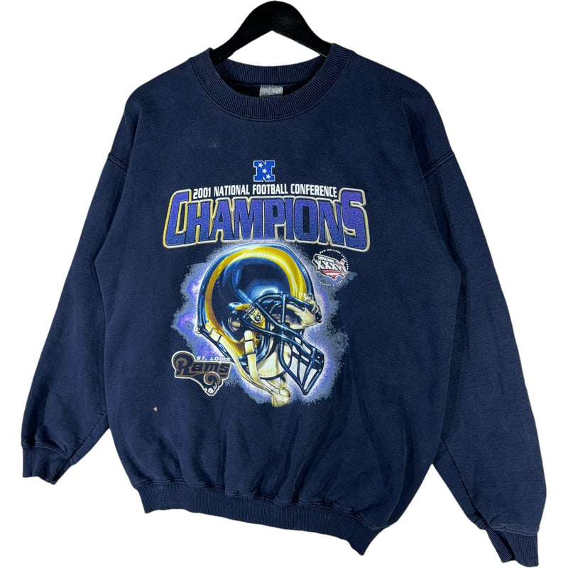 Vintage NFL St Louis Rams Super Bowl Champions Crewneck