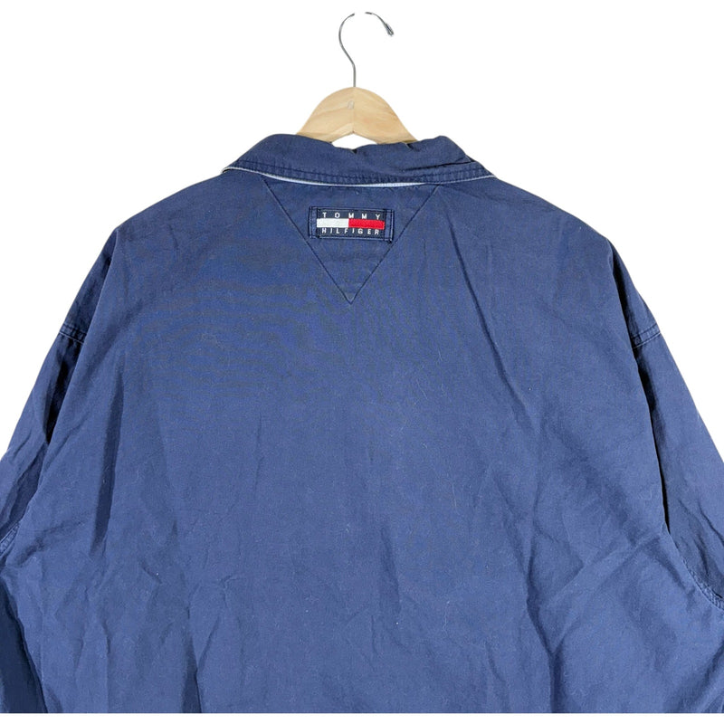 Vintage Tommy Hilfiger Full Zip Collared Bomber Jacket