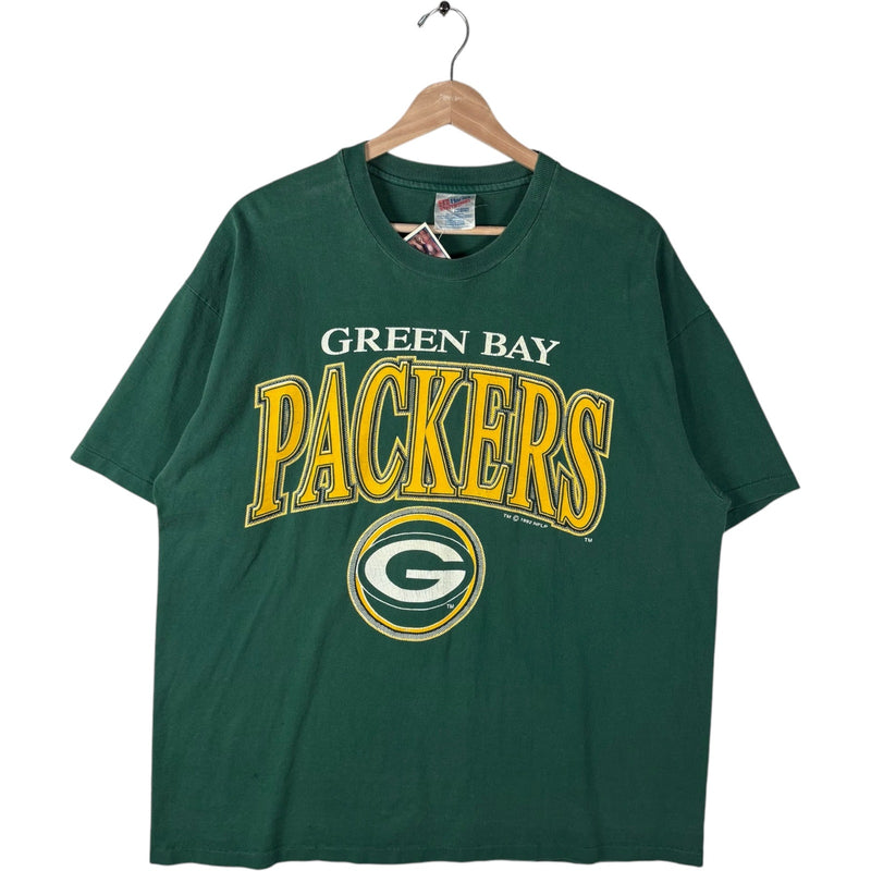 Vintage Green Bay Packers Spellout NFL Tee 90s