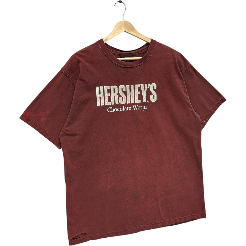 Vintage Hershey's Chocolate World Spellout Tee 2005