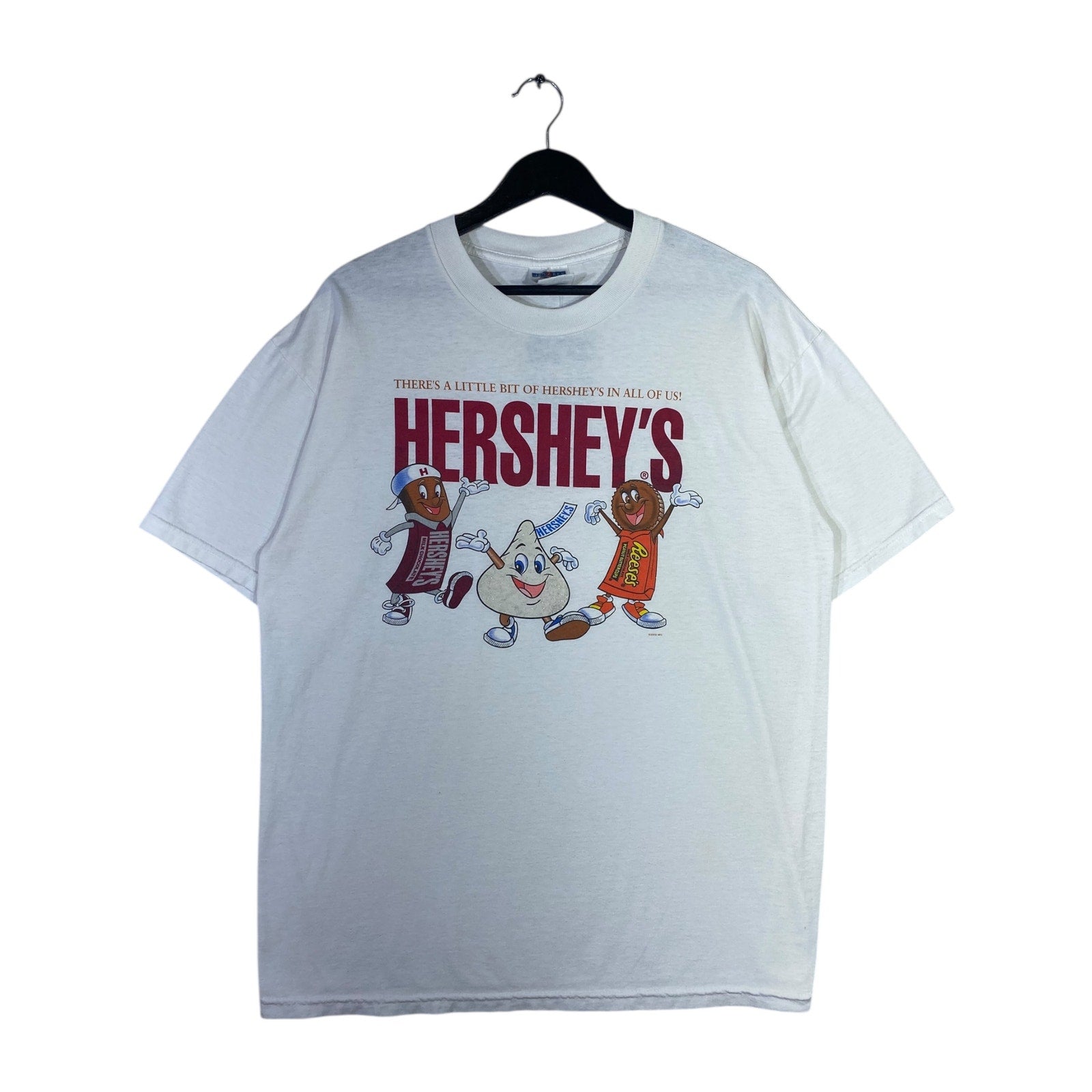 Vintage Hershey's Chocolate Graphic Print T-Shirt