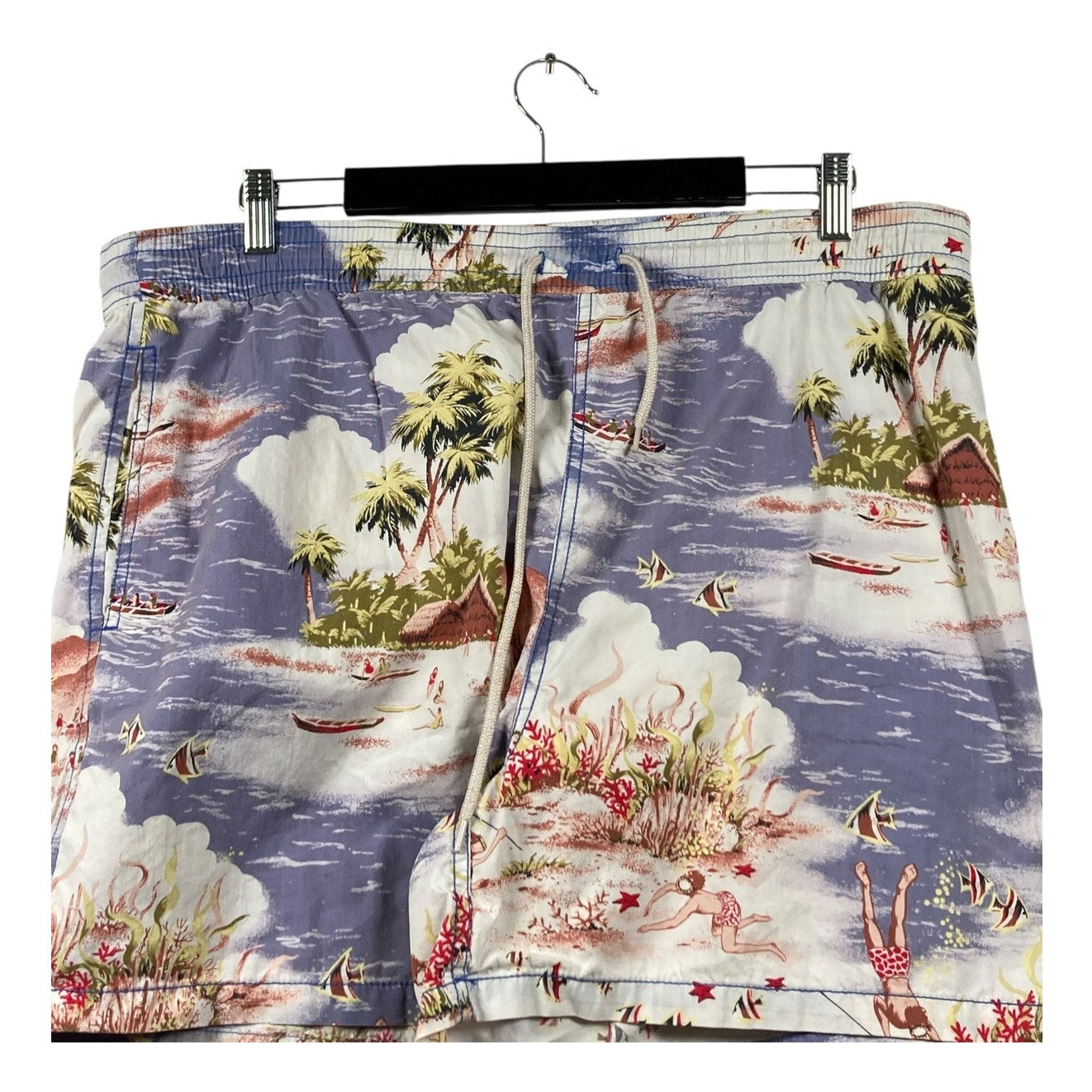 Vintage Polo by Ralph Lauren Tropical Hawaiian Swim Shorts XL