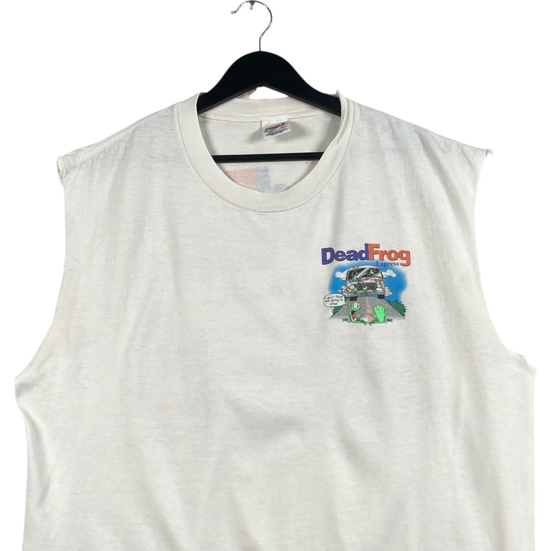Vintage DeadFrog Express Humor Tank Top