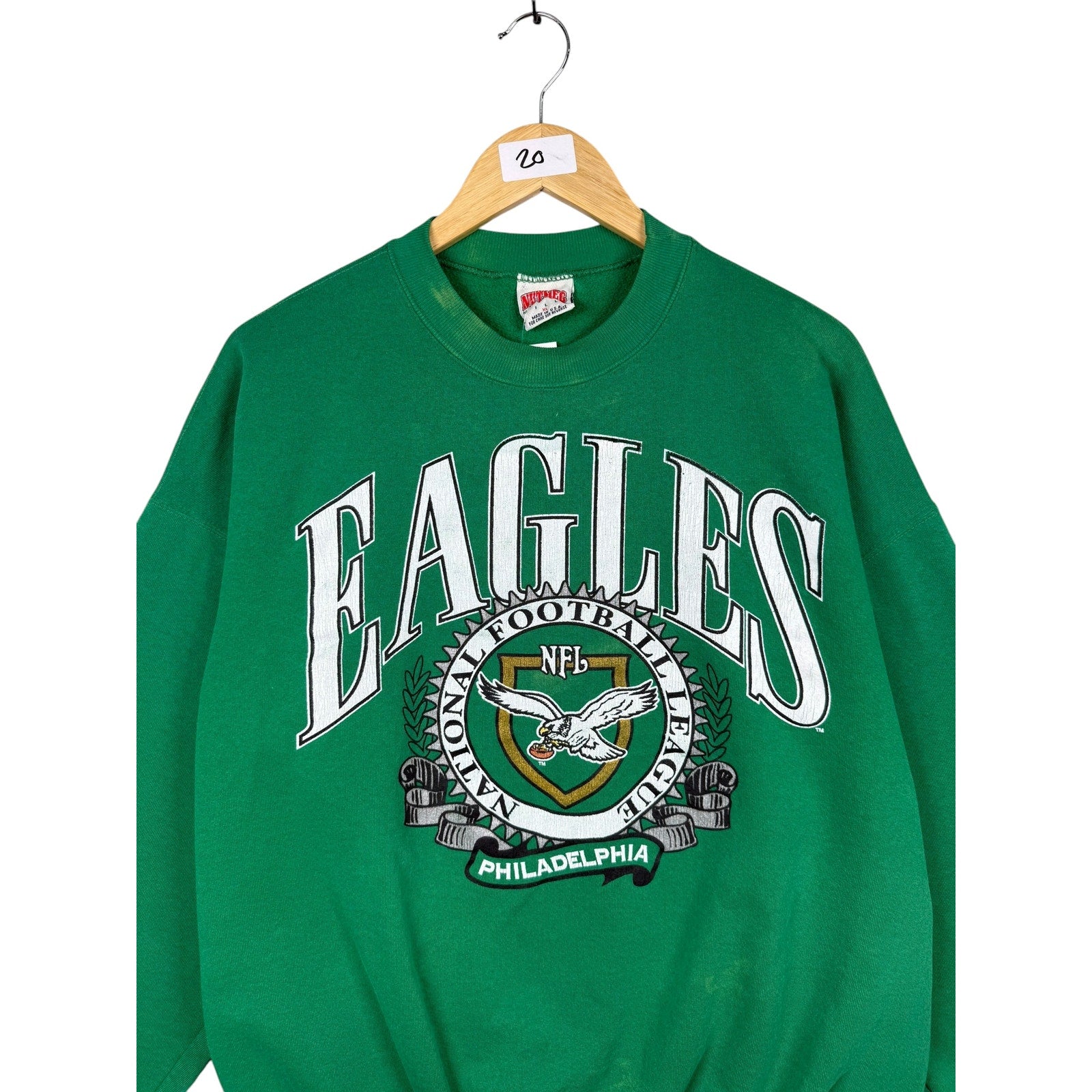 Vintage Philadelphia Eagles #72 NFL Crewneck