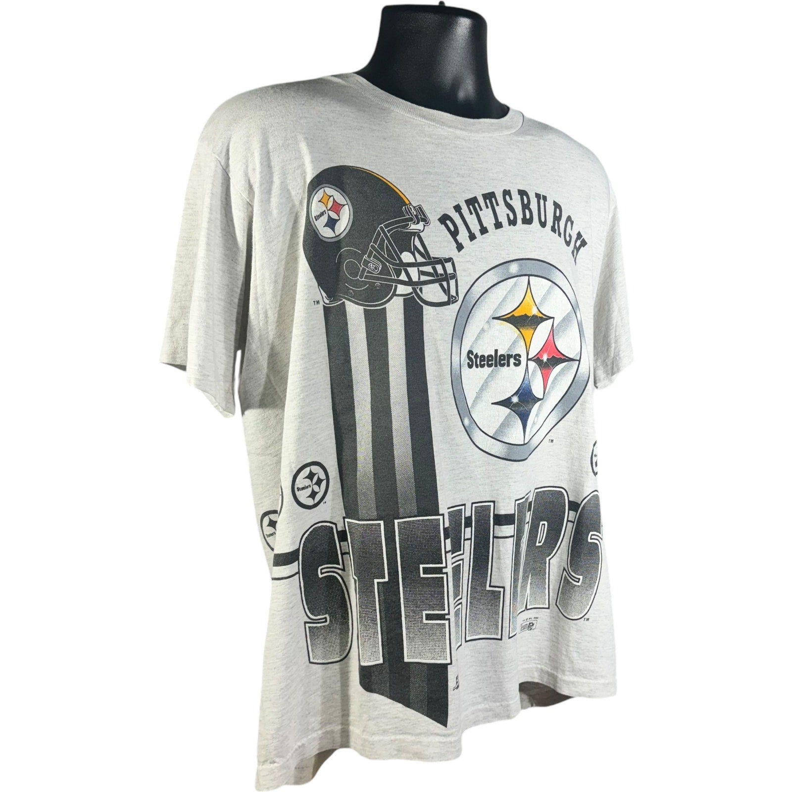 Vintage Pittsburgh Steelers Helmet Tee