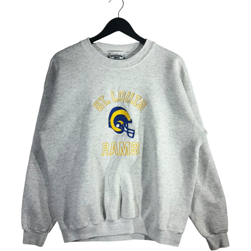 Vintage St. Louis Rams Embroidered Logo Crewneck